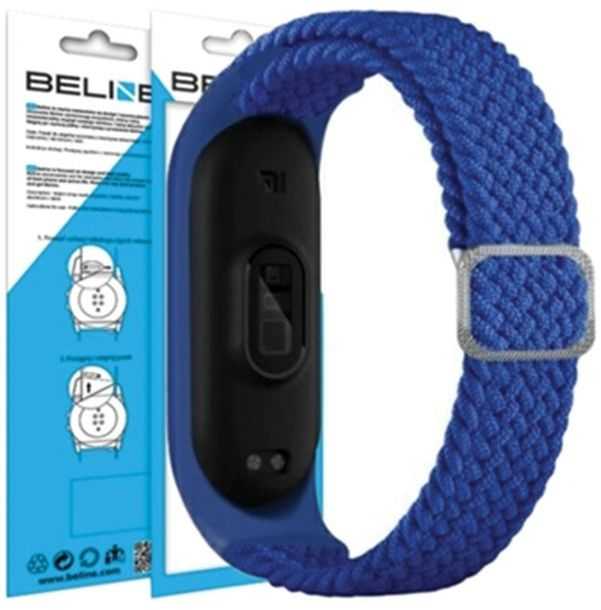 Beline Mi Band 5/6 Blue Textile