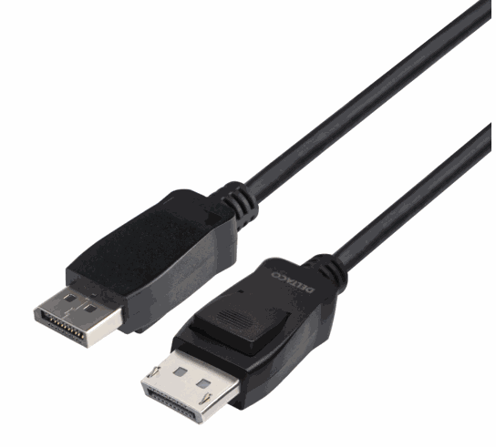 Deltaco Cable DisplayPort – DisplayPort 1.4 8K 60Hz 2m Black