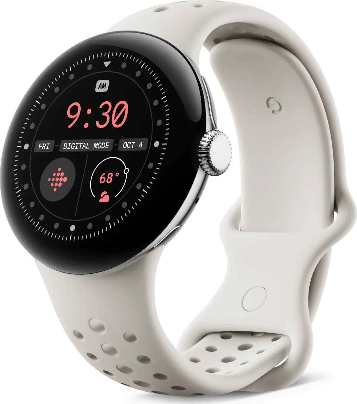 Google Active Sport Band Pixel Watch 3 (45mm) Small Porcelain