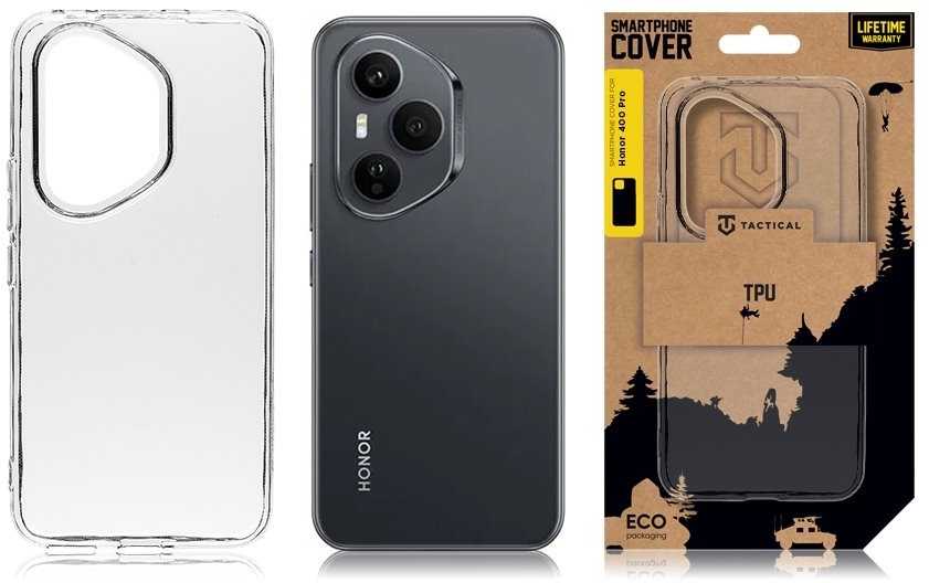 Tactical TPU Clear Cover for Honor 400 Pro