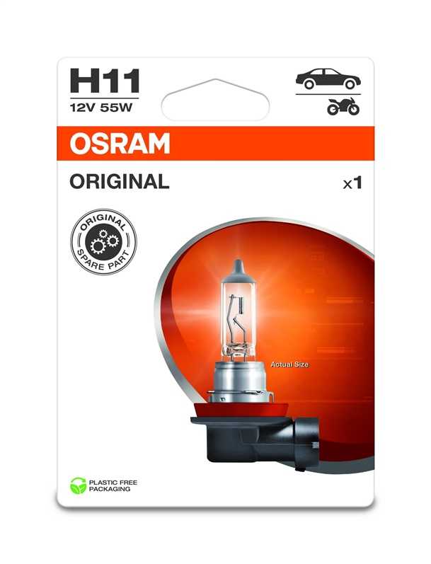 Osram 64211-01B 55W 12V PGJ19-2 BLI1
