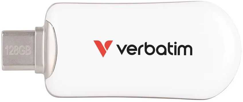 Verbatim 128GB USB-C 3.2 Gen 1 Plectra 30229 White
