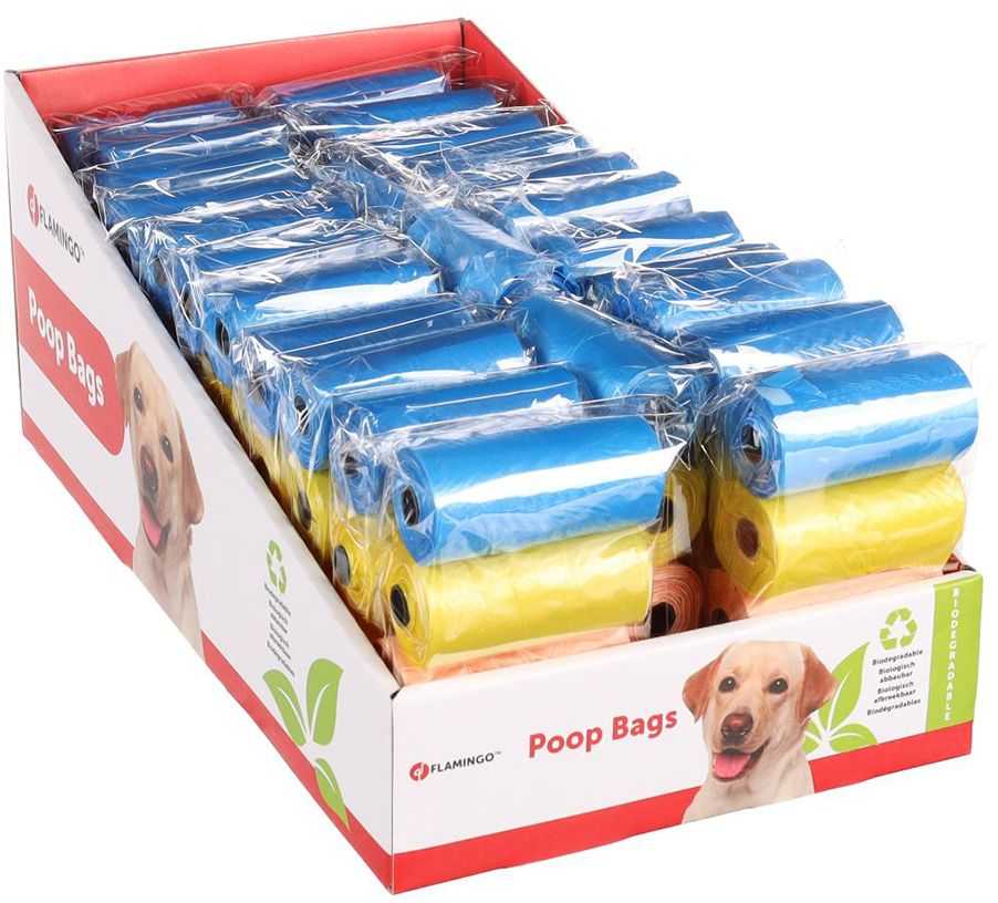 FLAMINGO "BIO MIX" biodegradable dog waste bags N4x15 51755