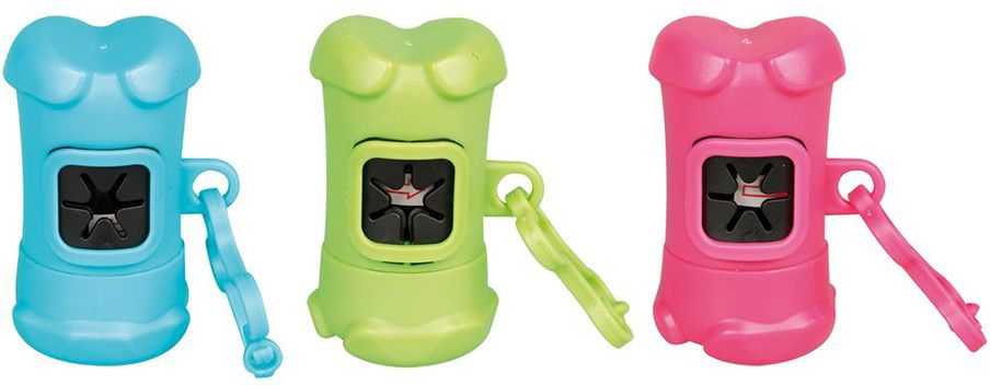 FLAMINGO Dog waste bag holder "BARREL" 512226