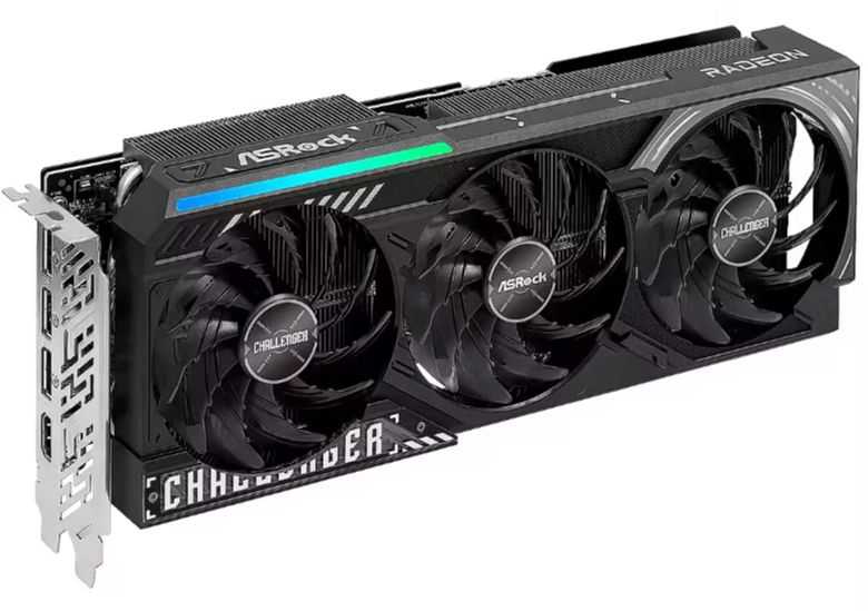 ASROCK Radeon RX 9070 XT Challenger 16GB GDDR6 256-bit