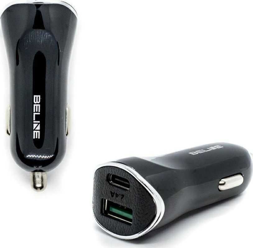Beline Charge 1xUSB 1xUSB-C 5A 30W Black