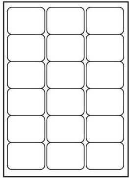Logo Label 68mm x 47mm A4 25pcs