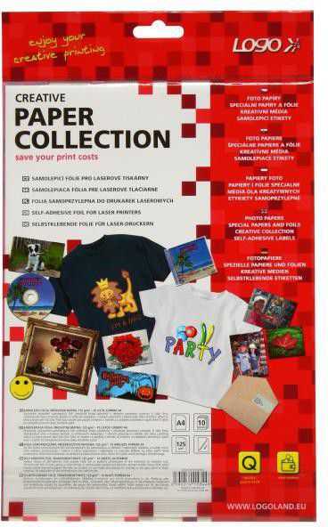 Logo Self-adhesive foil A4 125 g/m² 10pcs