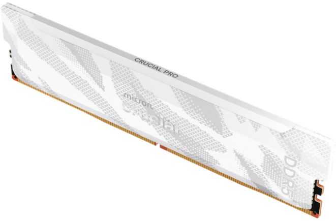 CRUCIAL Pro White 16GB DDR5 6400MHz DIMM CP16G64C32U5W