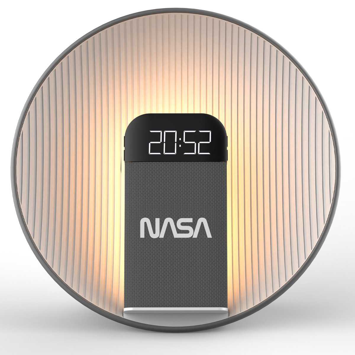 Nasa SPC600 Bluetooth Speaker/Alarm Clock/Wireless Charger