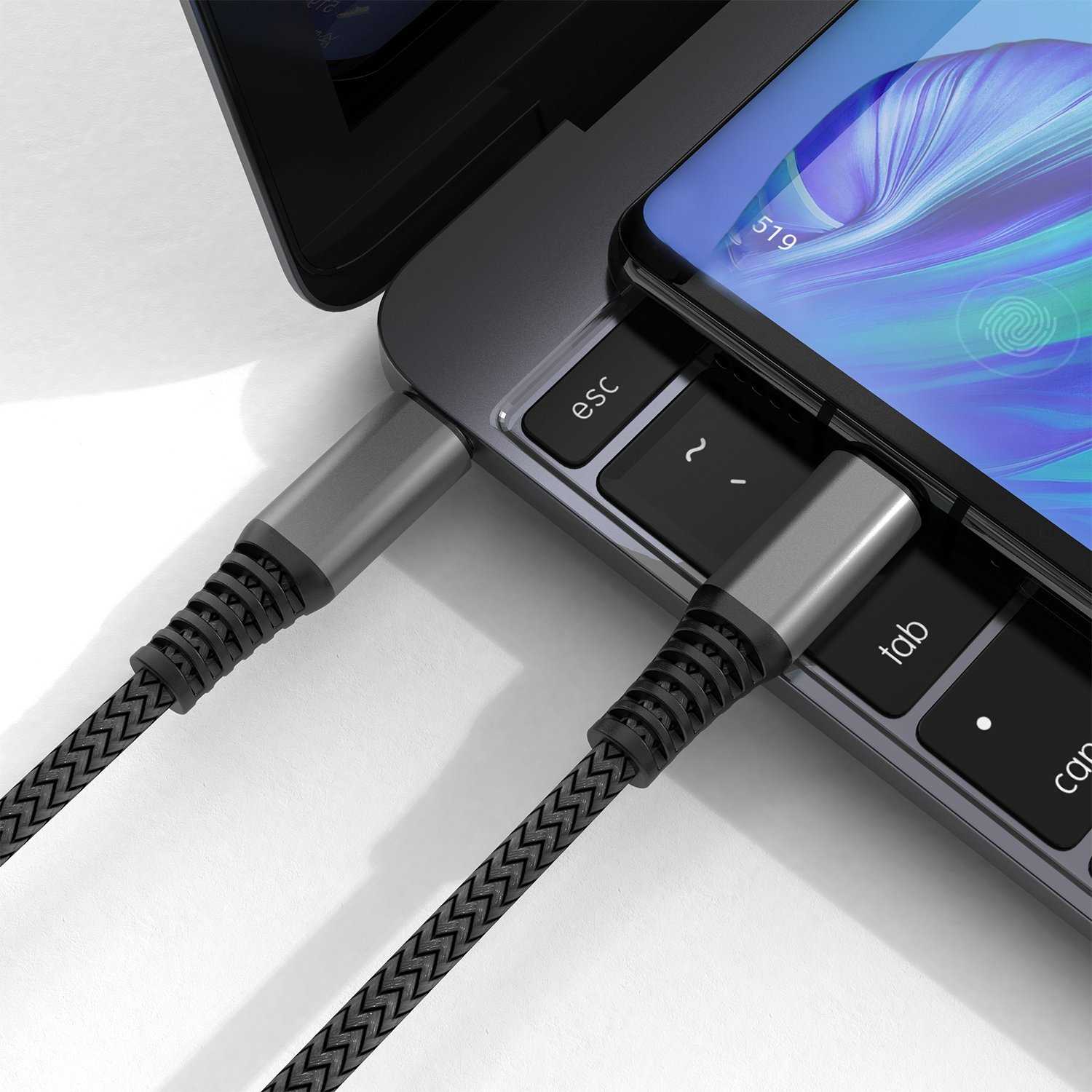 4smarts USB-C - USB-C PremiumCord 100W 1.5m Black
