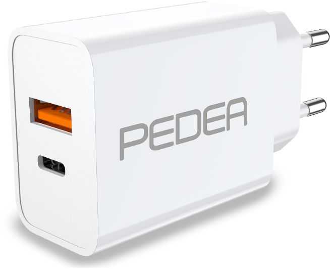 PEDEA Dual PD 20W USB A/C White
