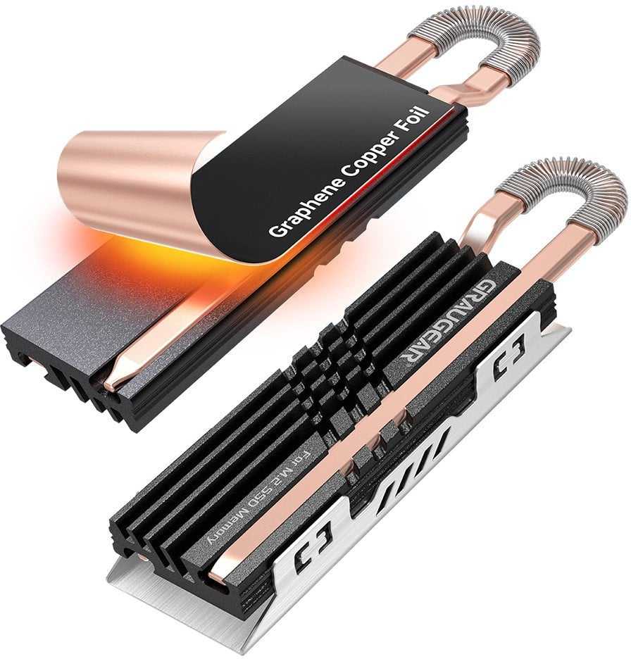 GRAUGEAR Heatpipe Cooling Body SSD M