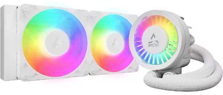 Arctic Liquid Freezer III Pro 240 A-RGB 120mm White Liquid Cooler ...