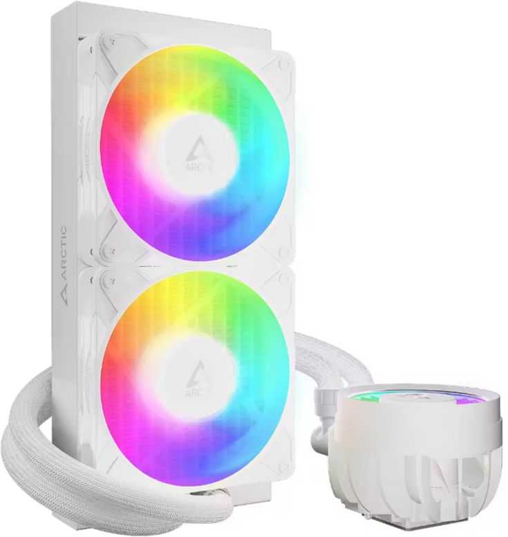 Arctic Liquid Freezer III Pro 240 A-RGB 120mm White Liquid Cooler ...