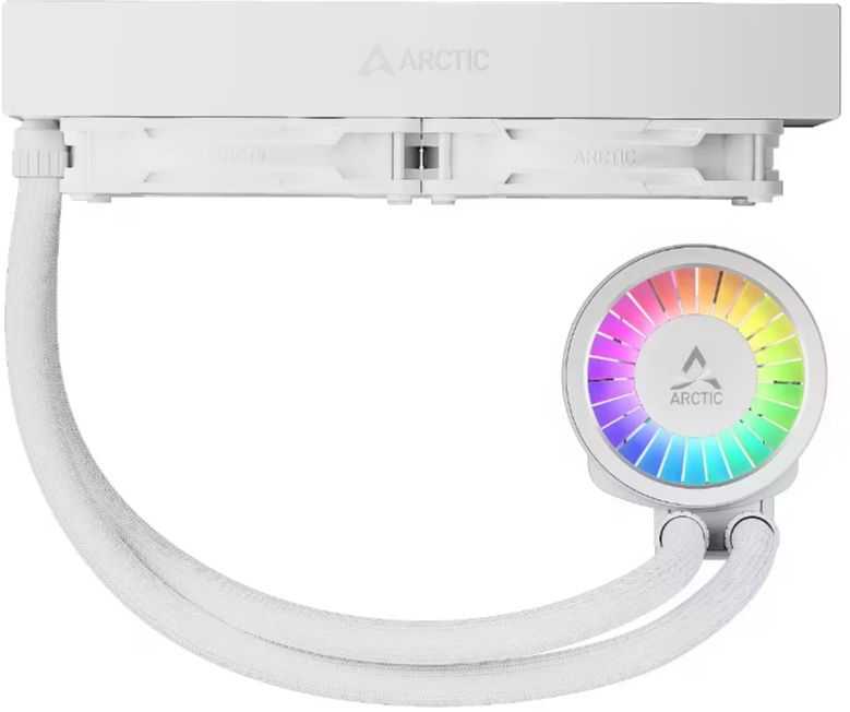 Arctic Liquid Freezer III Pro 240 A-RGB 120mm White Liquid Cooler ...