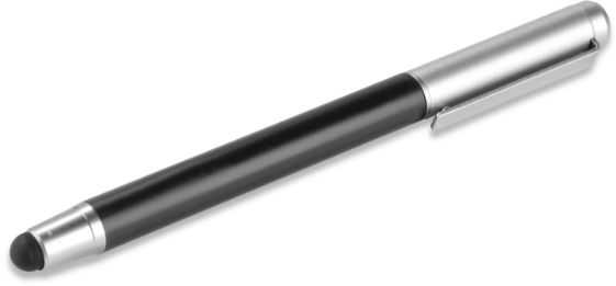 4smarts 2-in-1 black stylus pen