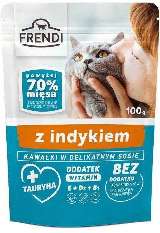 Frendi Pieces in gravy – wet cat food – 100 g