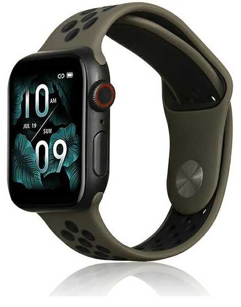 Beline Apple Watch Sport Silicone 38/40/41mm Brown-Black