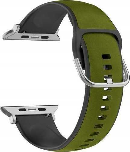 Beline Apple Watch Silicone Leather 38/40/41mm Green-Black Box