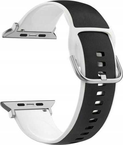 Beline Apple Watch Silicone Leather 38/40/41mm Black-White Box