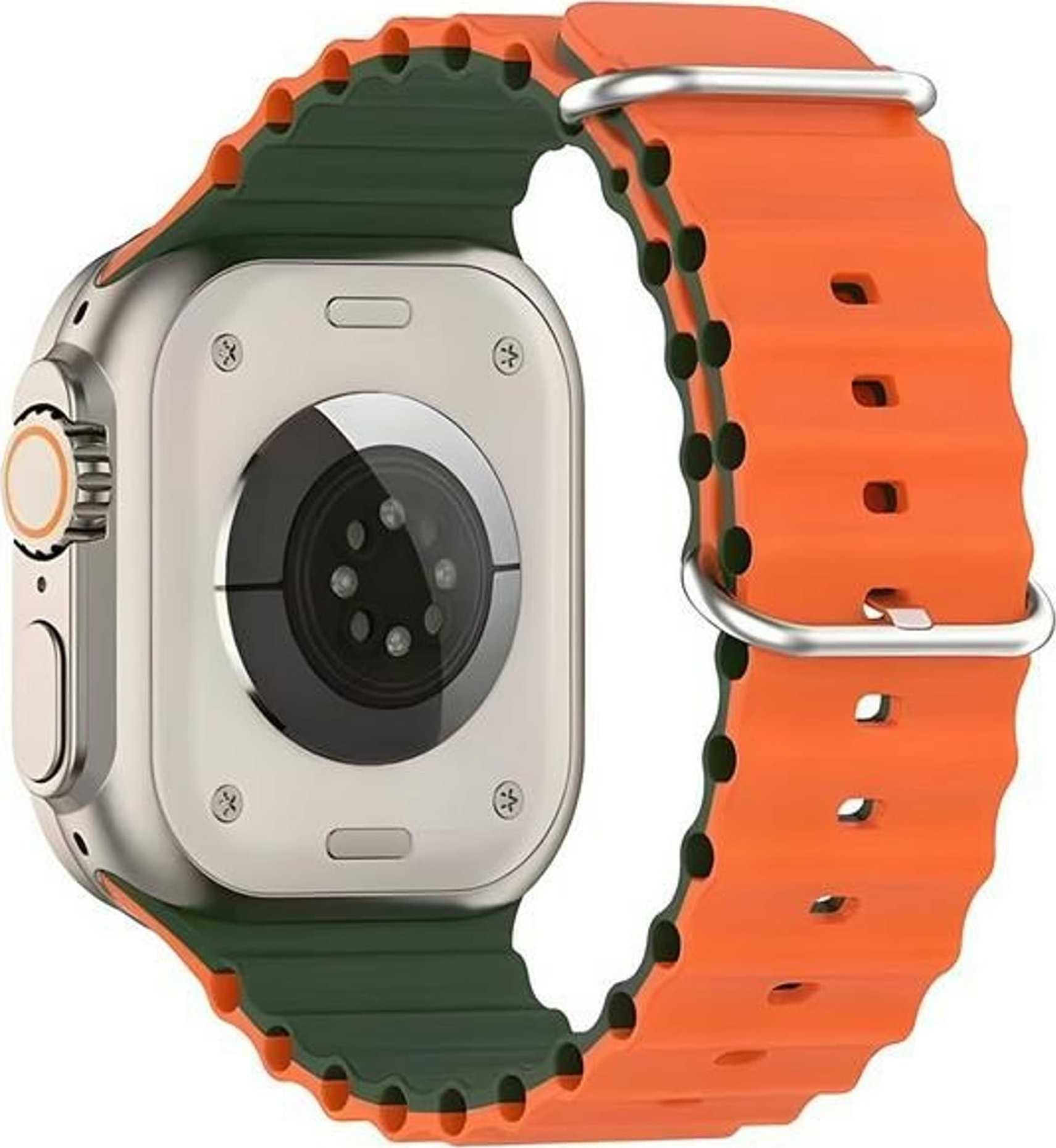 Beline Apple Watch Silicone Waves 38/40/41mm Green-Orange Box