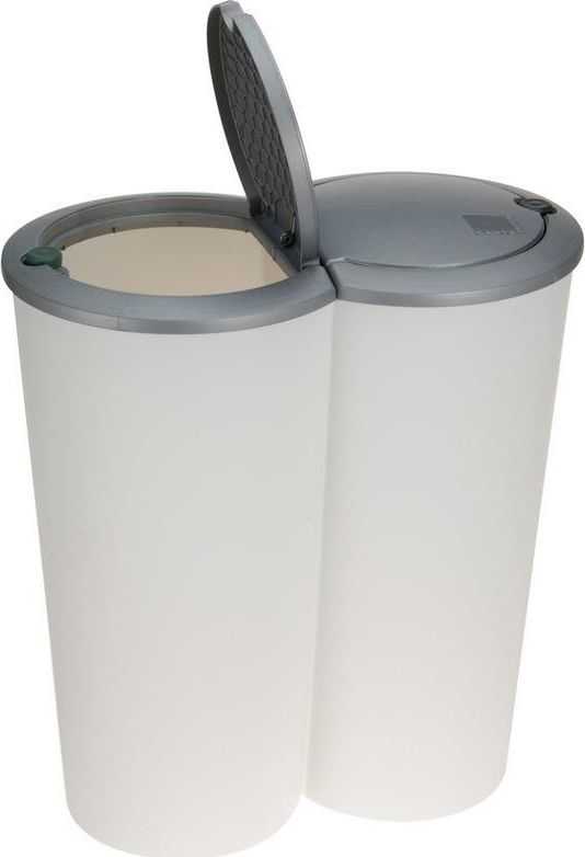 Excellent Houseware Bin 2x25L White