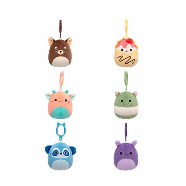 Squishmallows W20 Clip-on plush toy, 8 cm