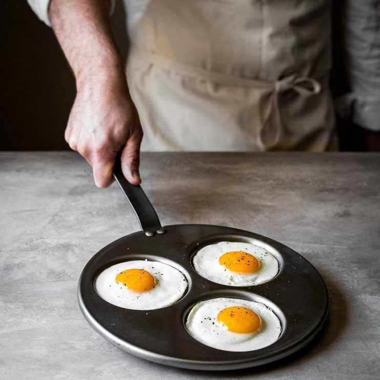 De Buyer Mineral B Element Triblinis blini pan, carbon steel,