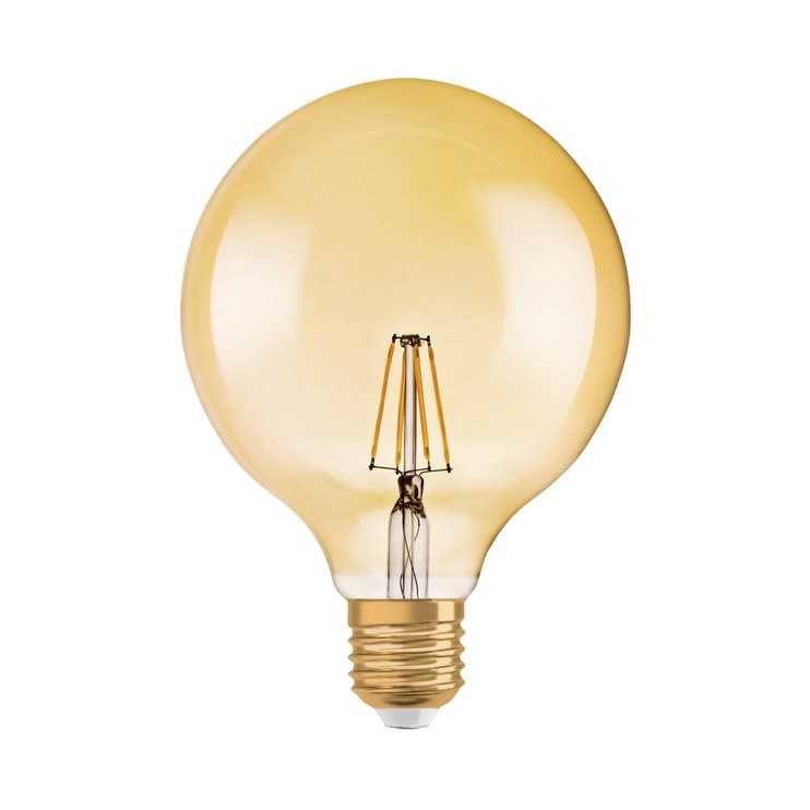 Osram LED BULB G125 6.5W E27 824 FL GL 650L DM