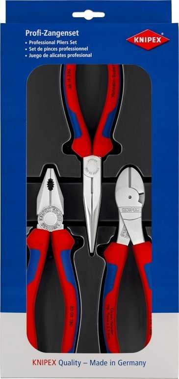Knipex 6220106 SERVICE WORK PLIERS SET 3pcs. 0305