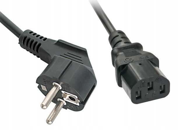 Lindy Power Cable Schuko/IEC C13 2m Black