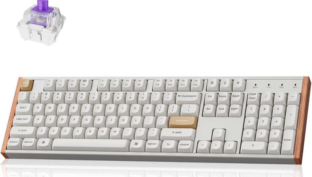 Keychron K10H-Q1 Wood White (EN)