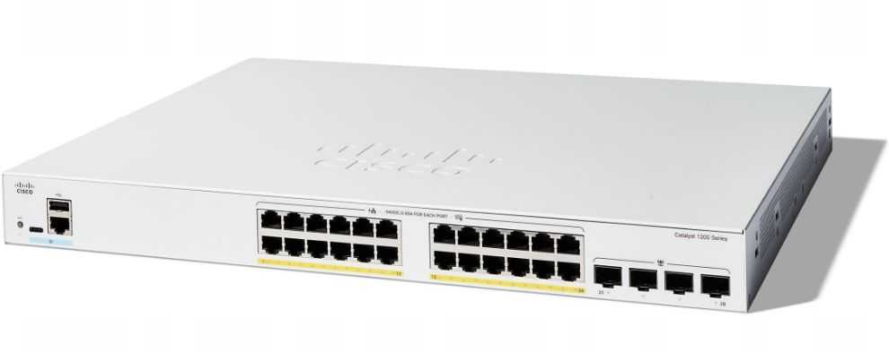 LINKSYS Catalyst 1300-24P-4X 24-Port GE PoE 4x10GE SFP+