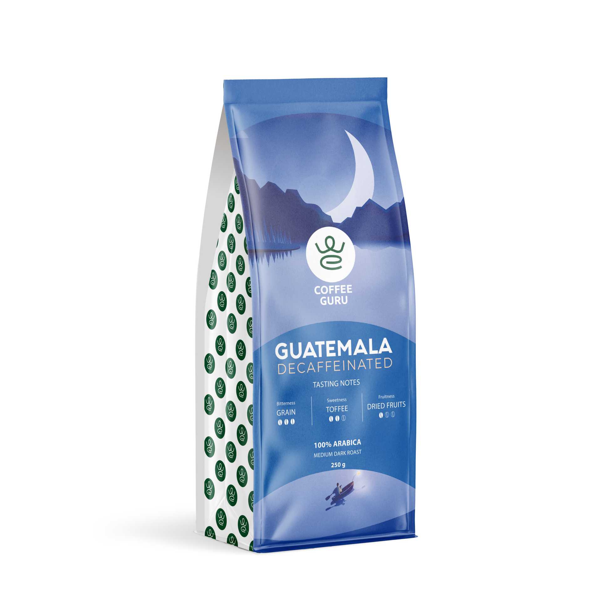 CoffeeGuru Malta Kafija Coffee Guru Decaffeinated Guatemala, 250g