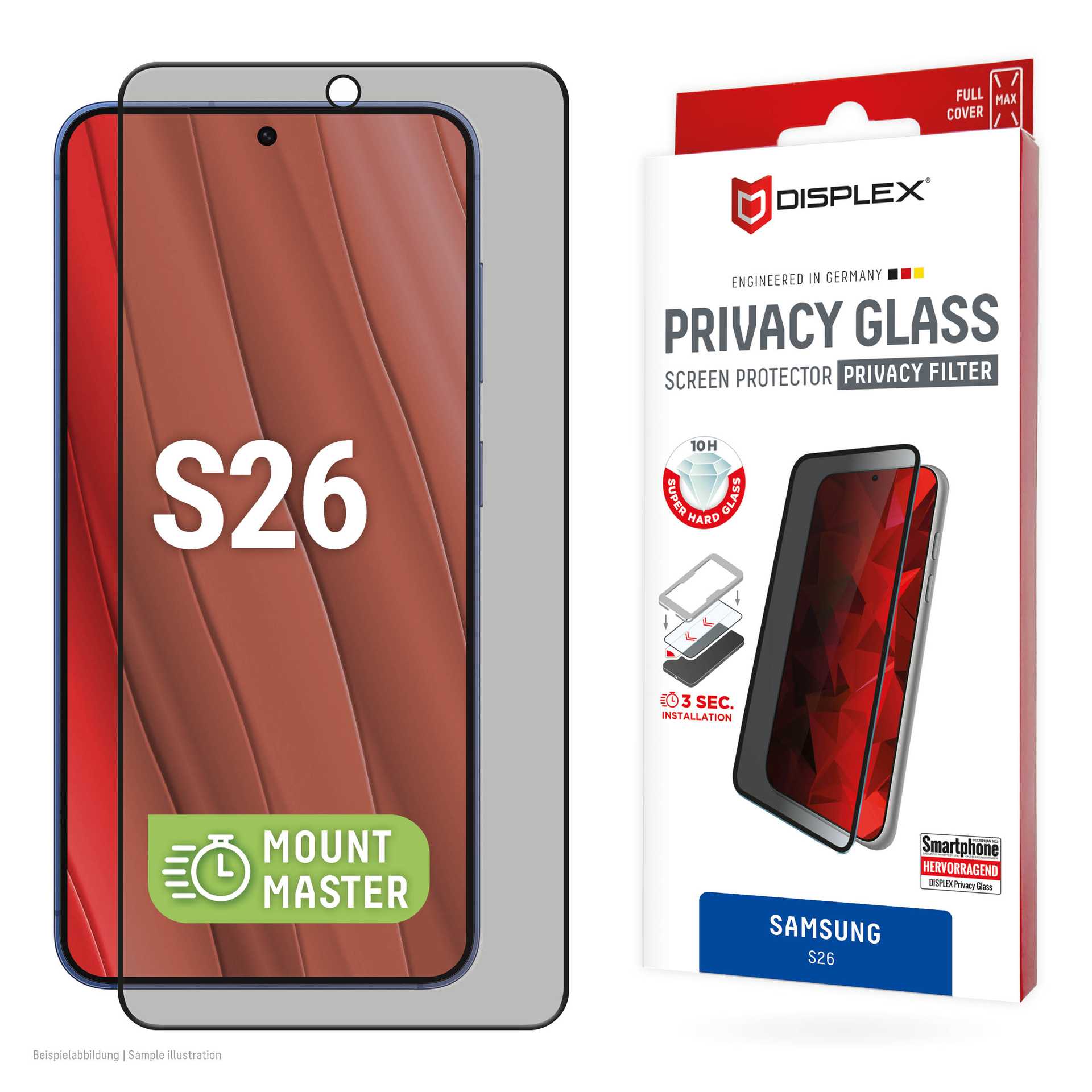 DISPLEX Privacy Glass for Samsung Galaxy S26