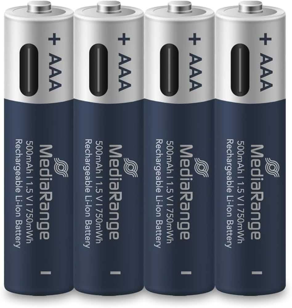 MediaRange USB-C Li-ion Battery, AA Mignon