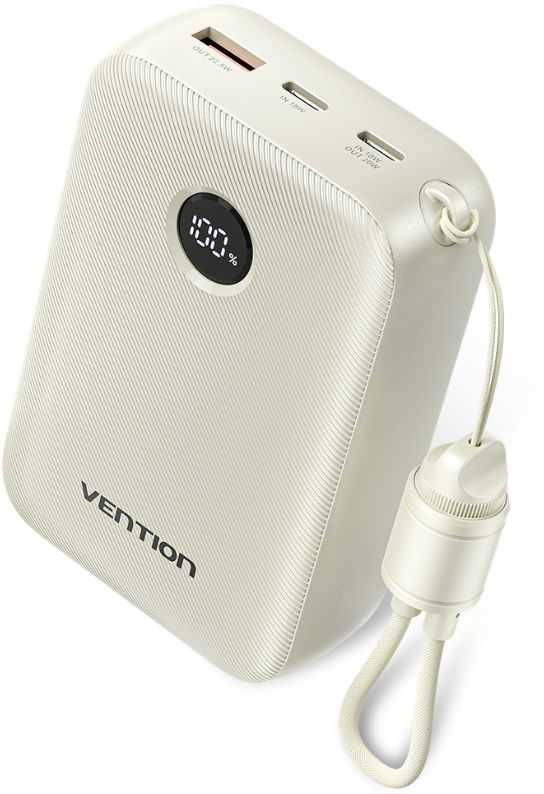 Vention 20000mAh 22.5W PD Power Bank, Beige