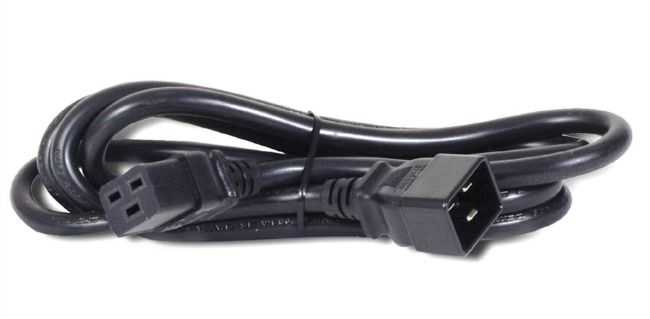 Bachmann Power Cord IEC320/C19-C20 2m Black