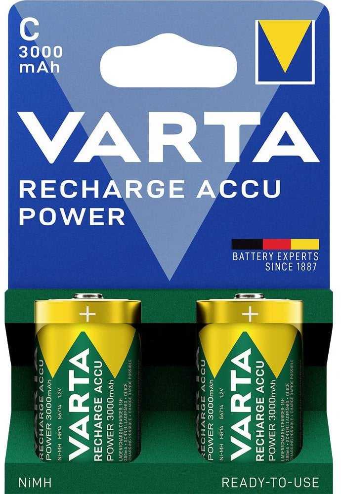 Varta RECHARGEable Battery C HR14 3000mAh