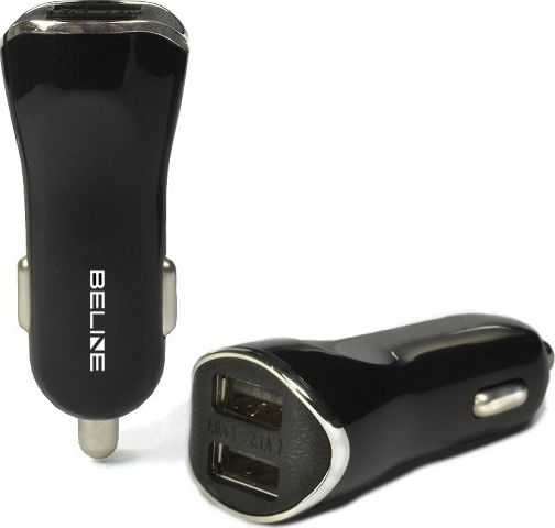 Beline Car charger 2xUSB 2.1A black