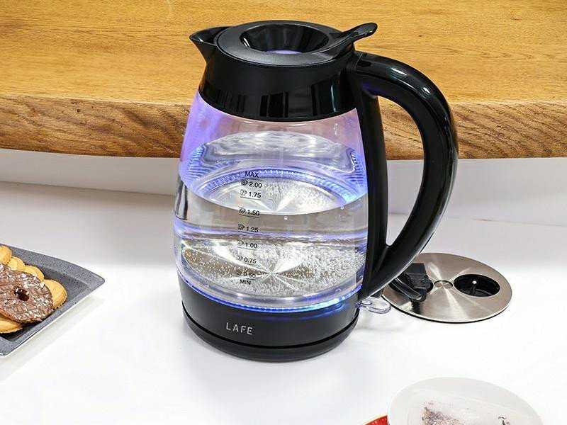 Lafe 47573 Electric Kettle Essential XL CEG016 Glass 2L