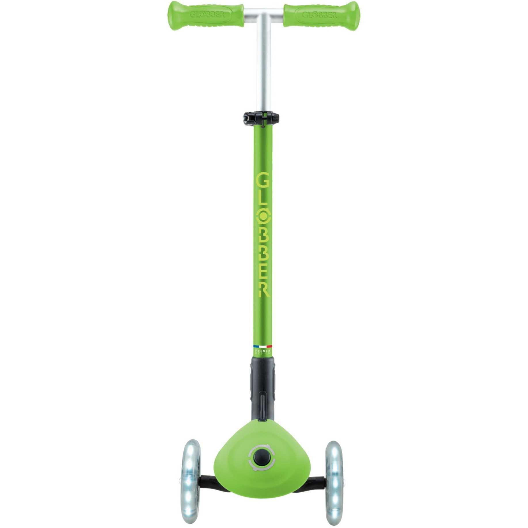 Globber Primo Foldable Plus Lights (green/lime)