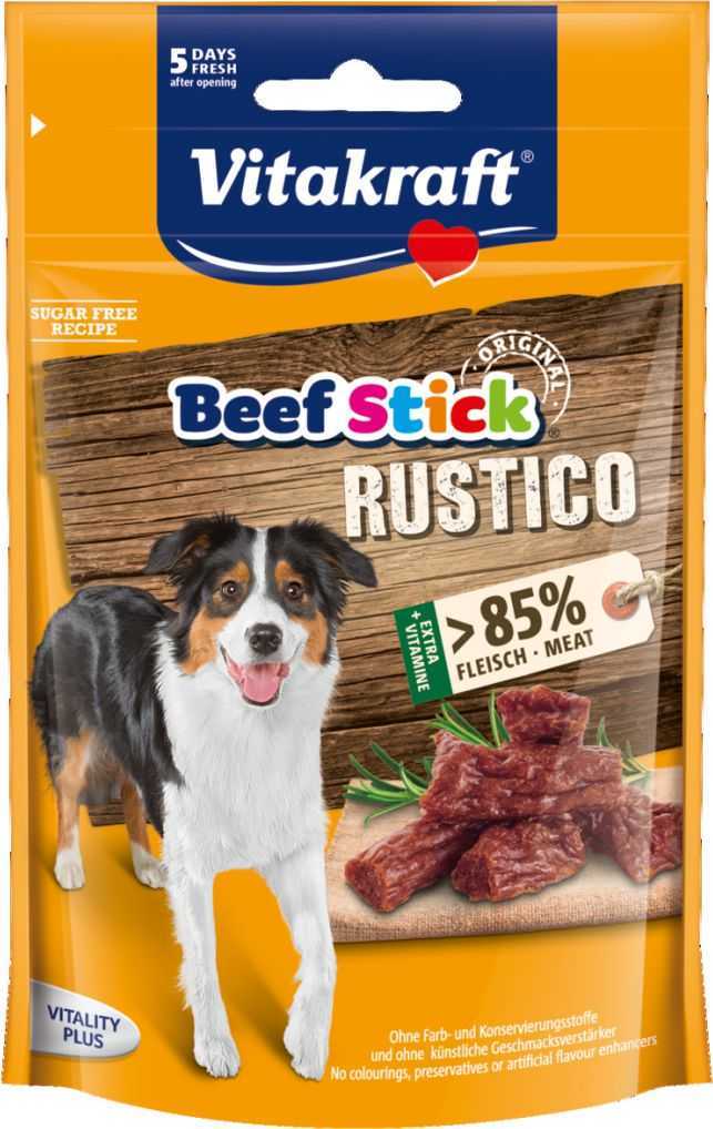 Vitakraft Beef Stick Rustico - dog treat - 55 g