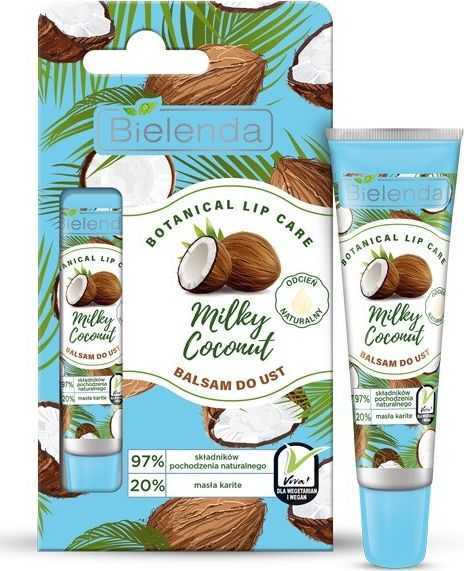 Bielenda Botanical Lip Care Balm Milk Coconut 10g