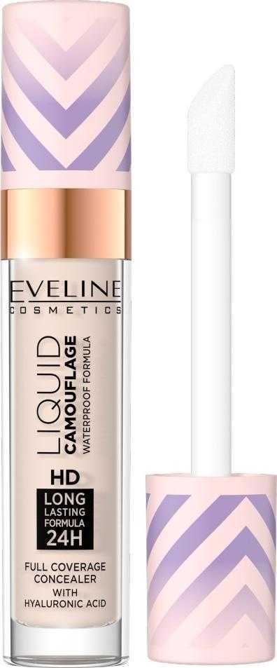 Eveline Liquid Camouflage HD hydrating concealer with hyaluronic acid