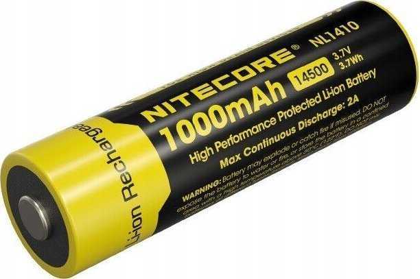 Nitecore NL1410 14500 1000mAh Battery (NITNL1410)