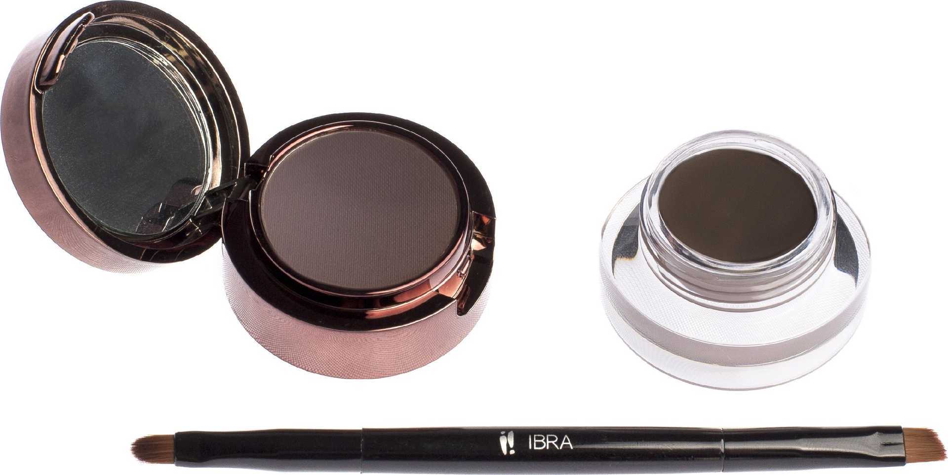 Ibra Brow Pomade and Brow Tint Brown 7g