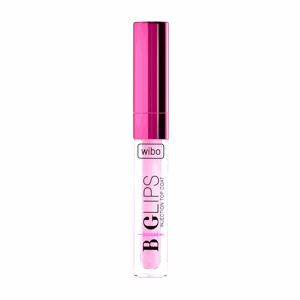 Wibo Big Lips Injection Top Coat: a glossy lip topper with oils