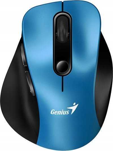 Genius Ergo 9000S/Ergonomic/Optical/Right-handed/2,400 DPI/USB+BT/Black-blue (31030038401)